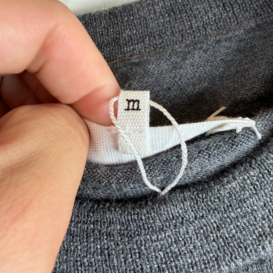 Margiela Elbow Patch Wool Knit Sweater