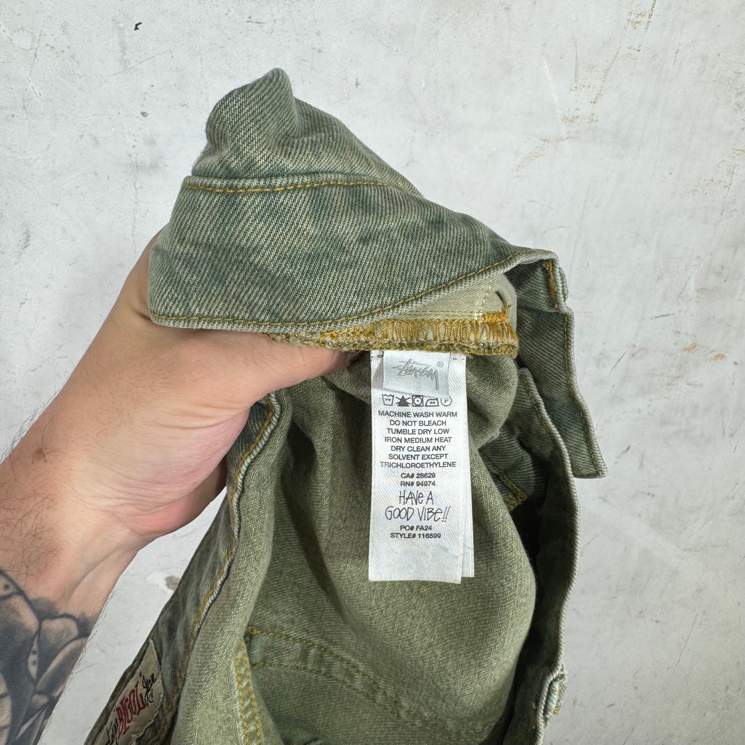 Stussy Dirty Wash Big Ol Jeans