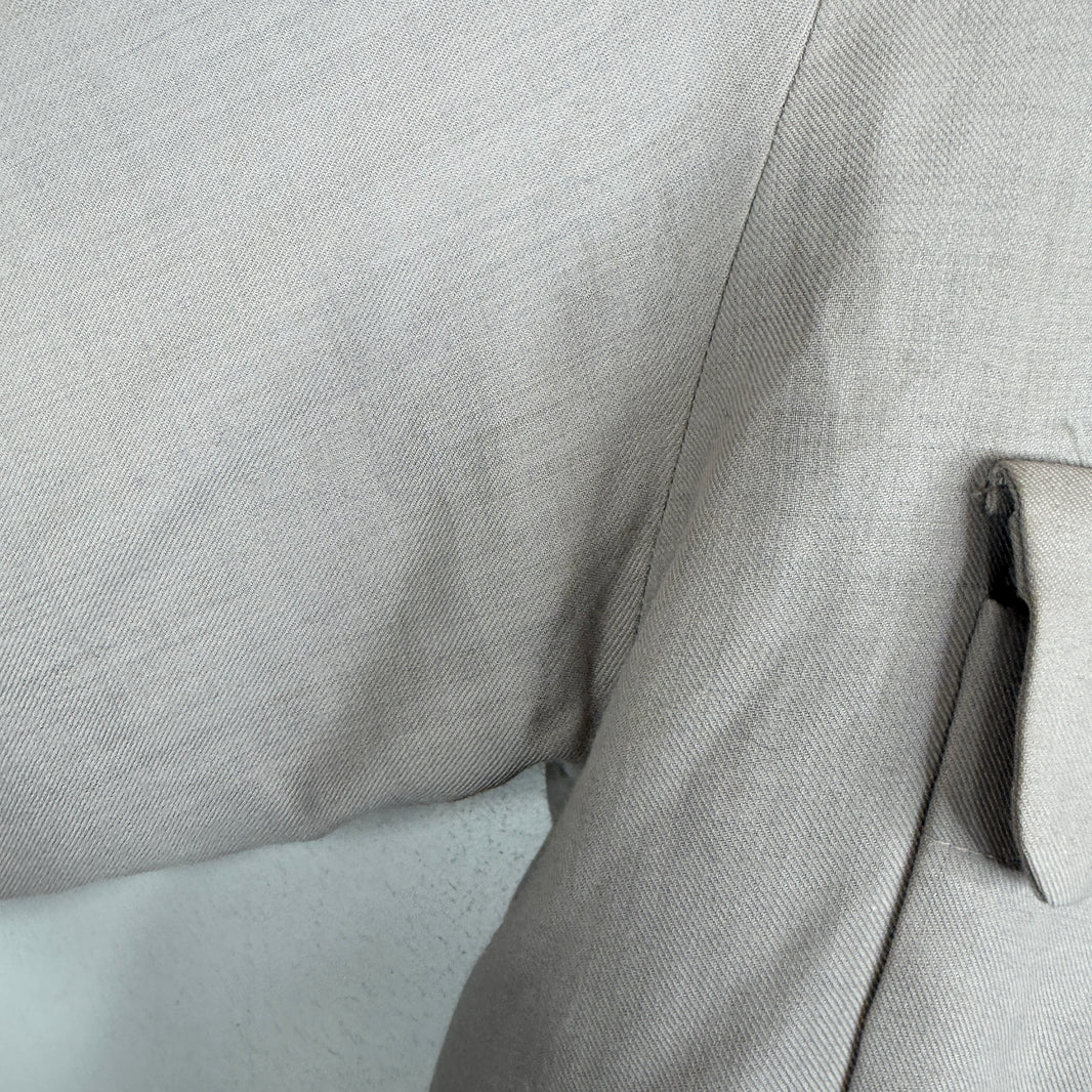 Needles Chainstitch Logo Gray Zip Jacket