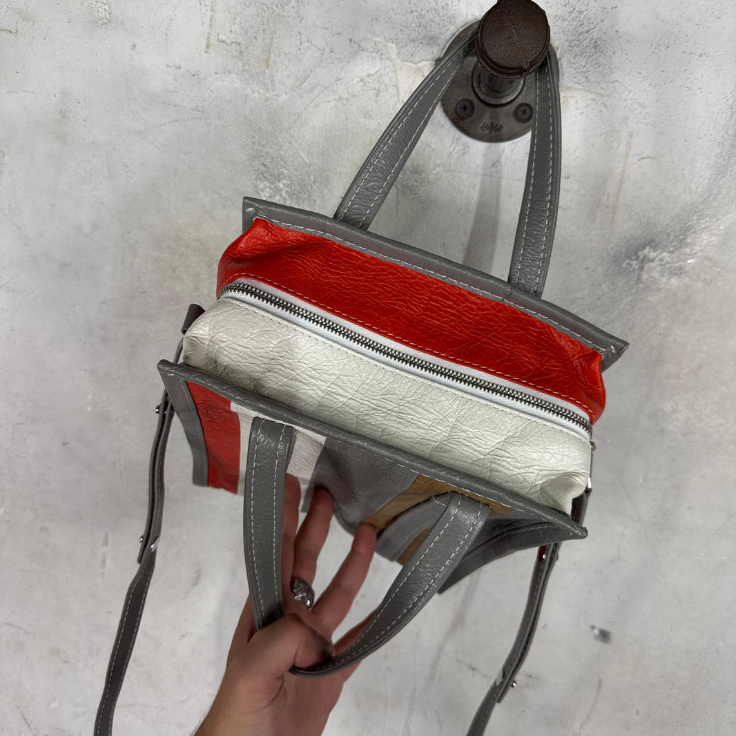 Balenciaga Mini Bazaar Leather Tote Bag