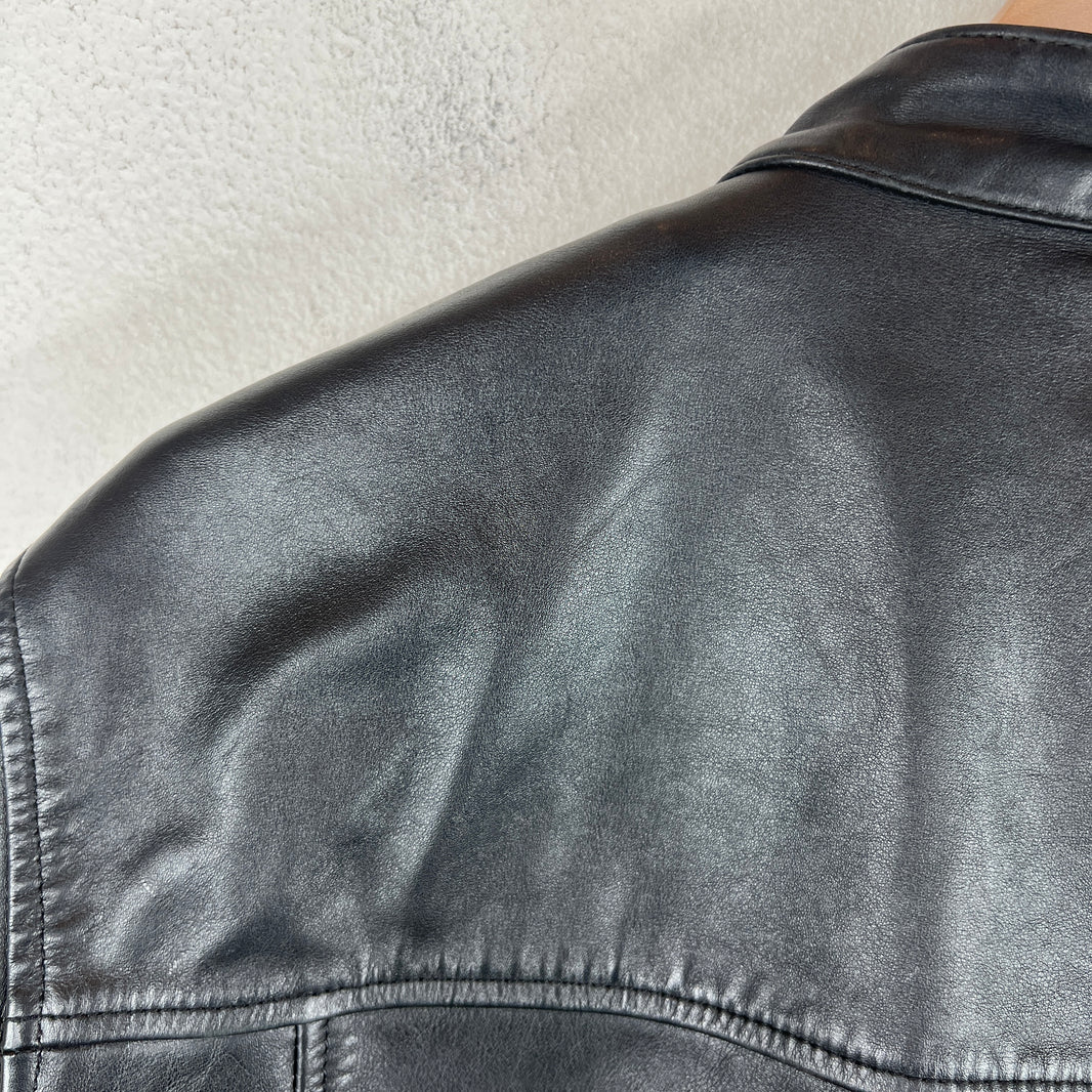 Stussy Cafe Racer Leather Jacket