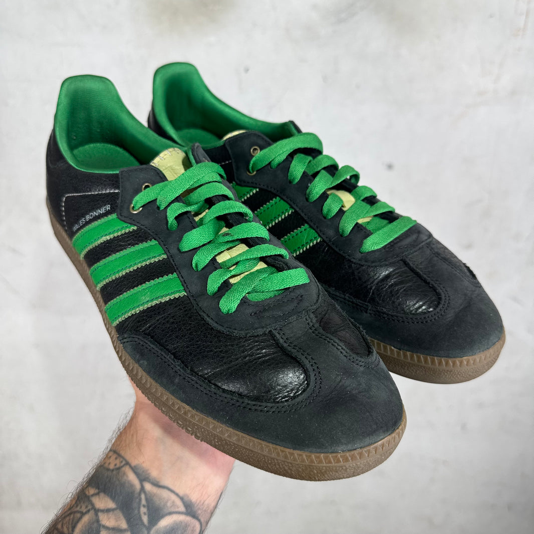 Adidas x Wales Bonner Black/ Green Sambas