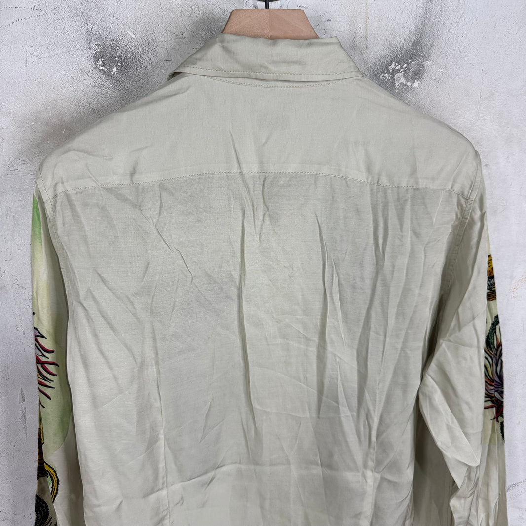 Dries Van Noten Bird Silk Shirt
