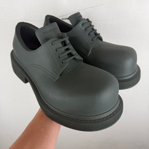 Balenciaga Green Steroid Derbies