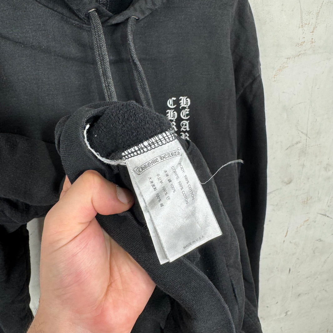 Chrome Hearts Vertical Logo Hoodie