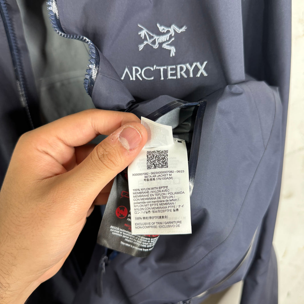Arcteryx Navy Beta AR Shell Jacket