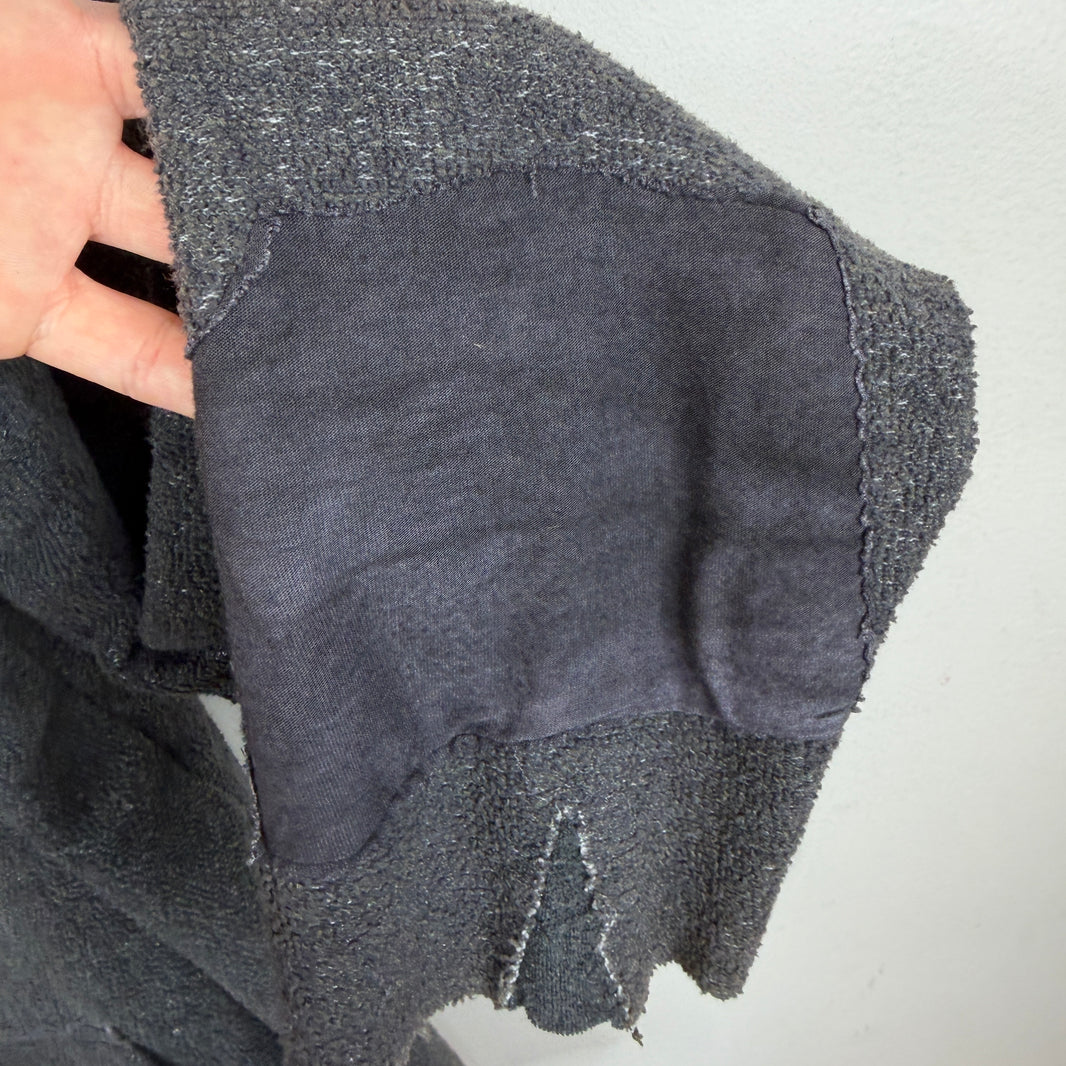Greg Lauren Inside Out Grey Hoodie