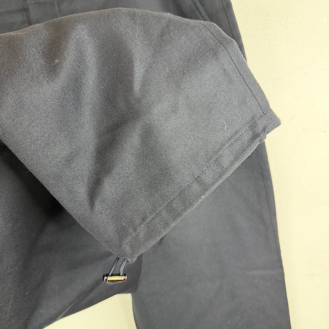 Acne Studios Pace Navy Wool Trousers