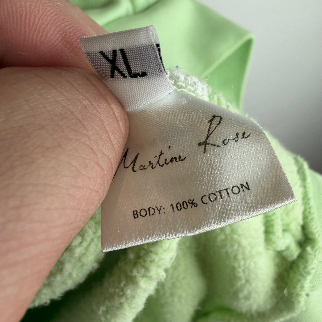 Martine Rose Mint Embroidered Logo Hoodie