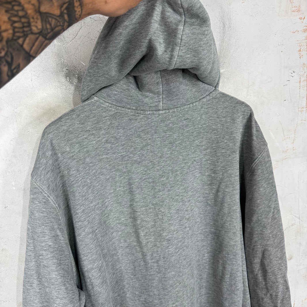 Ralph Lauren Grey Chenille RL Patch Zip Hoodie