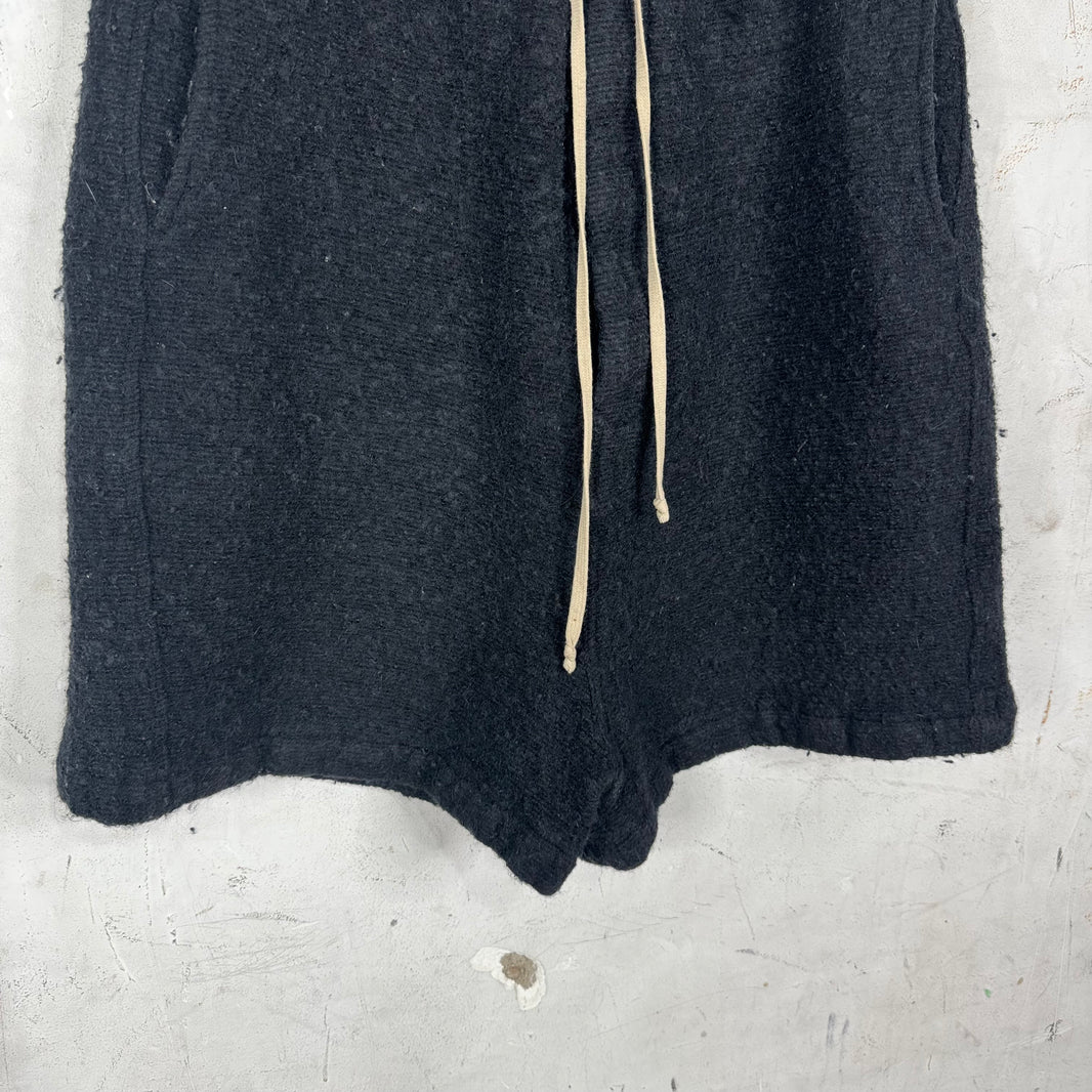Rick Owens Sphinx Wool Pod Shorts