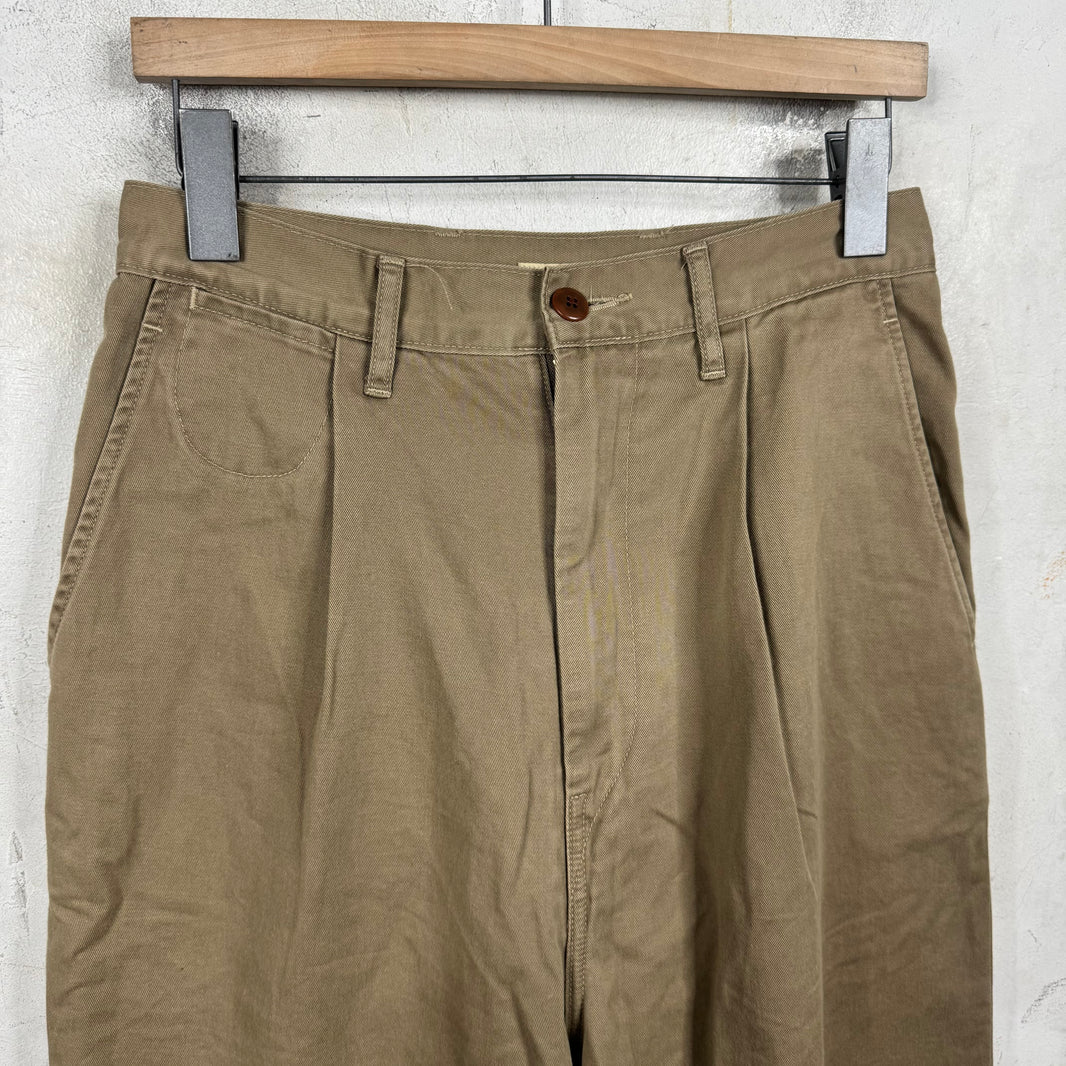 Kapital Pleated Loose Tan Pants