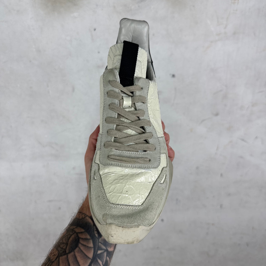 Rick Owens Crinkled Leather Runners