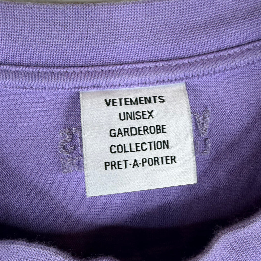 Vetements We are Boy/Girl Upside Down T-Shirt