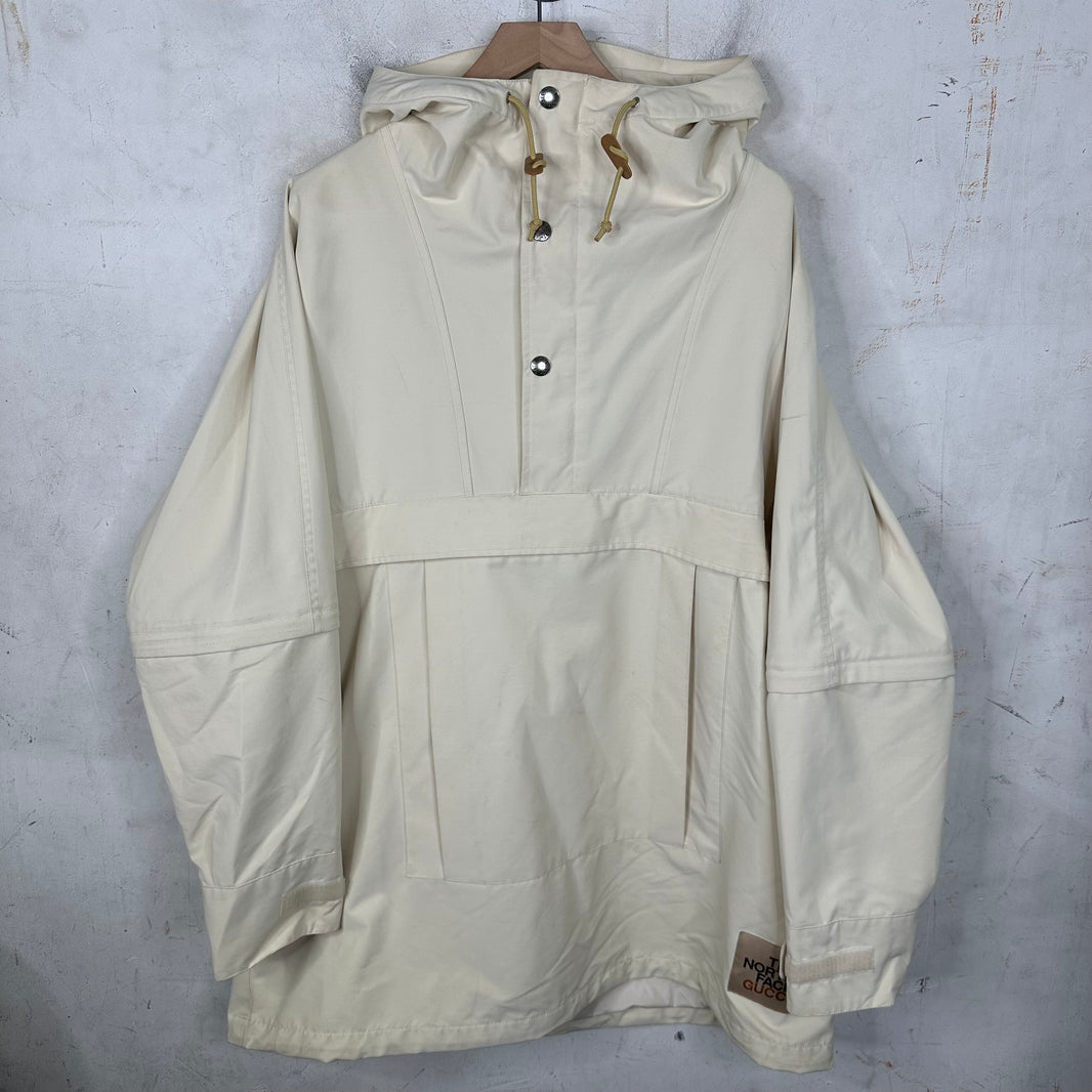 Gucci x TNF Nylon Zip Off Windbreaker Jacket