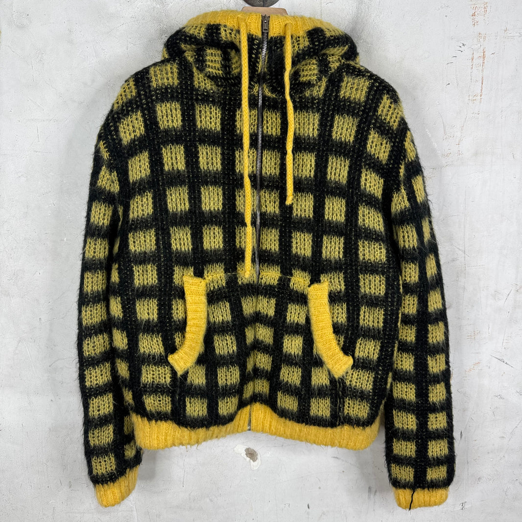 Marni Fuzzy Wuzzy Zip Up Hoodie