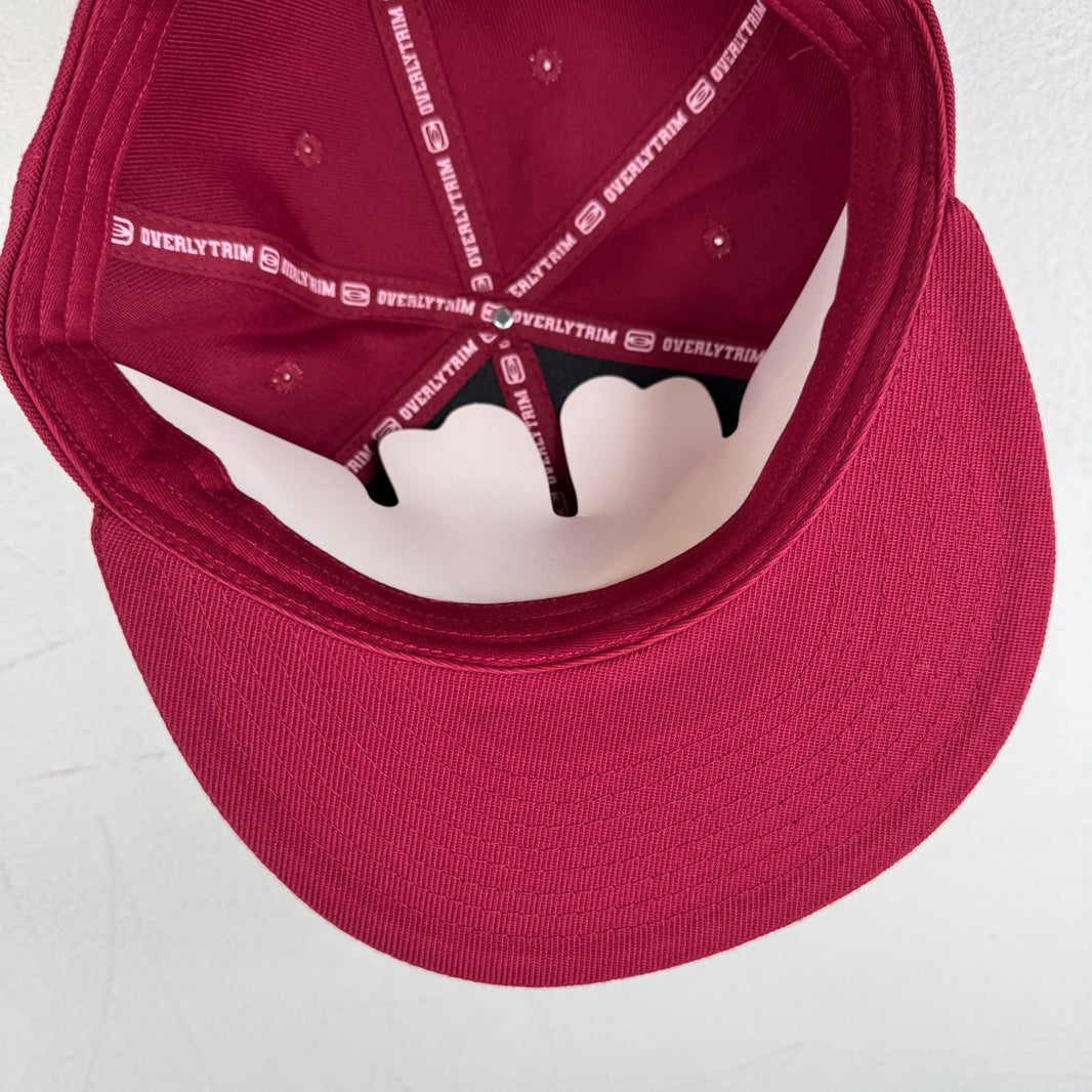 YVL Maroon Fitted Hat