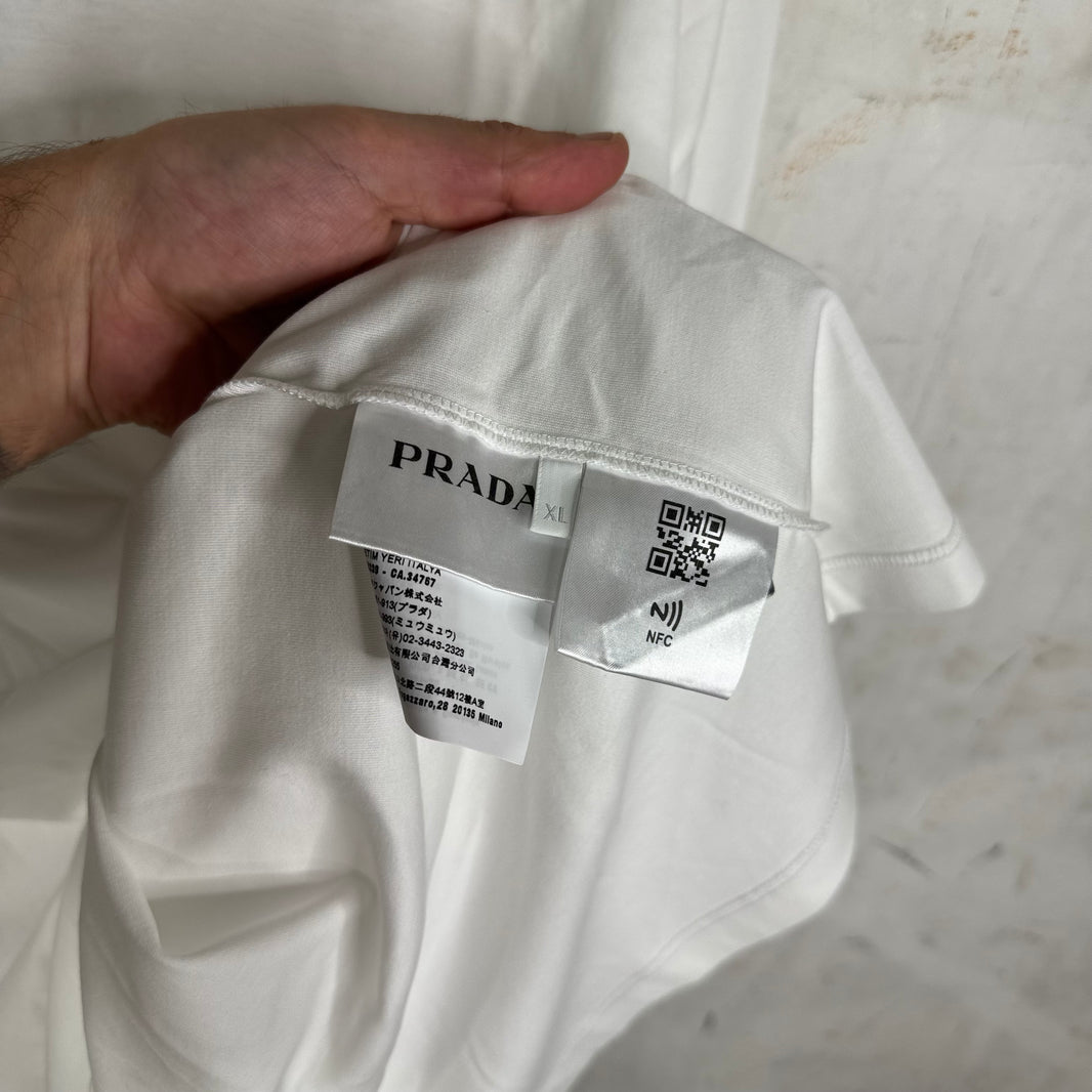 Prada Applique Patch L/S T-Shirt DS