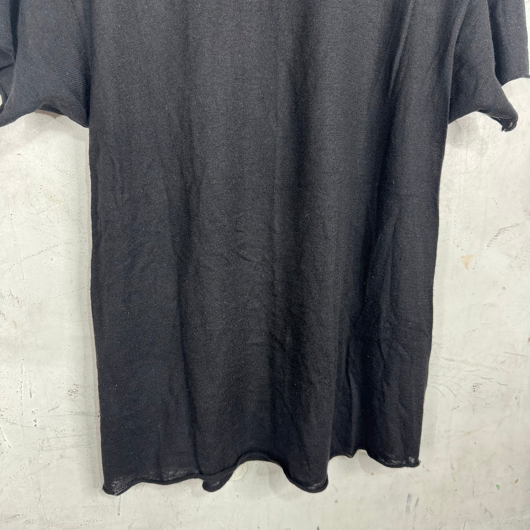 Elder Statesman Palm Tree Cashmere Knit T-Shirt
