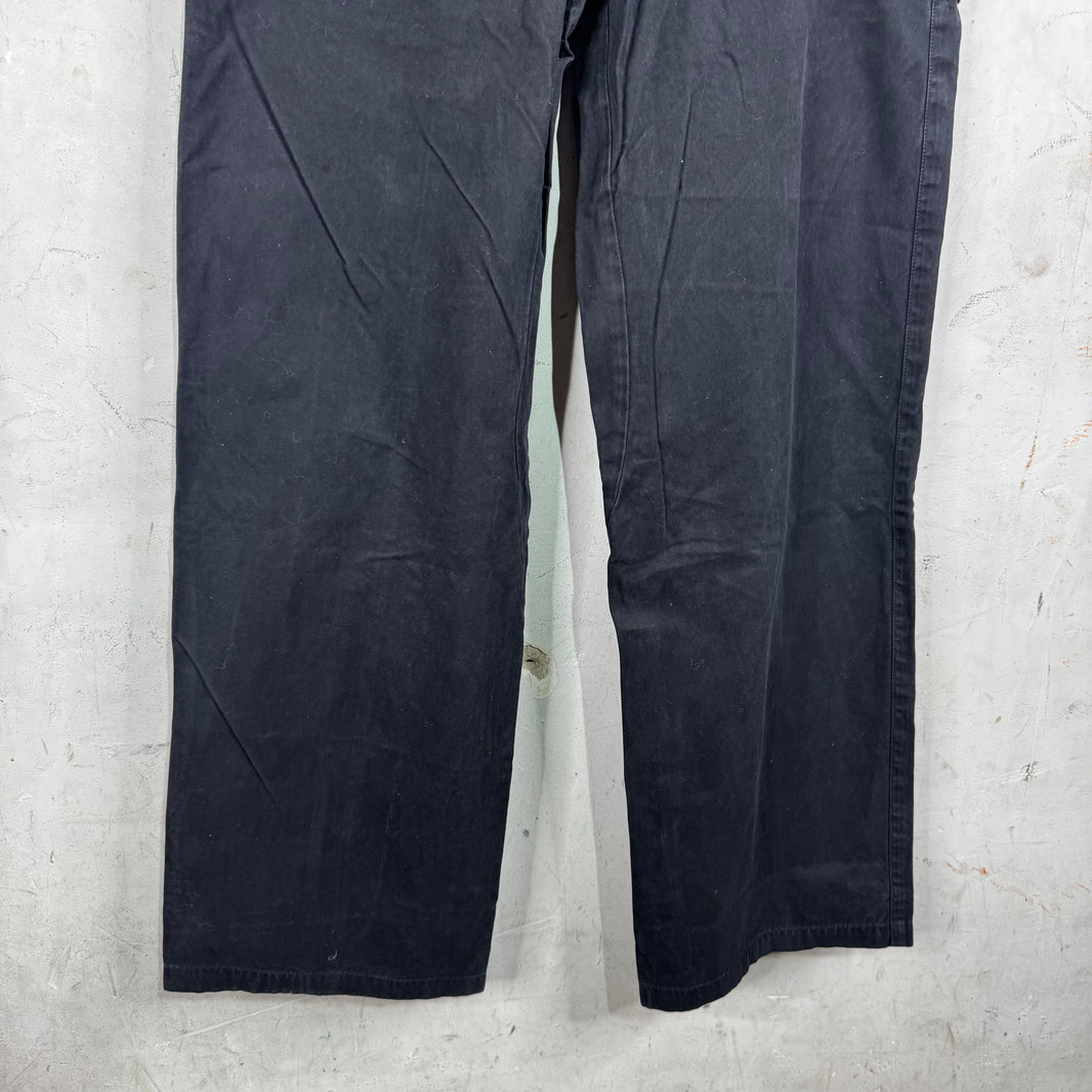 Armani Black Back Buckled Cargos