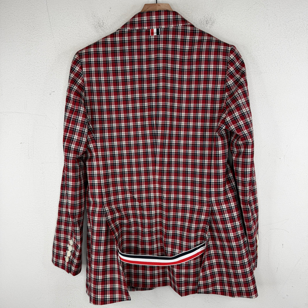 Thom Browne Plaid Blazer