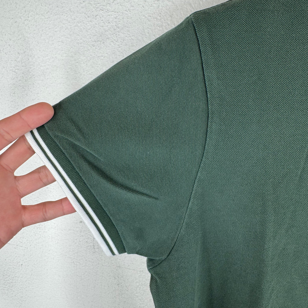 Moncler Green Logo Polo Shirt