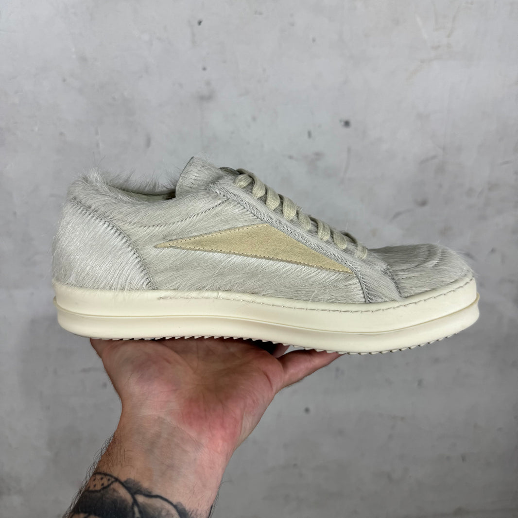 Rick Owens Ponyhair Cream Vans