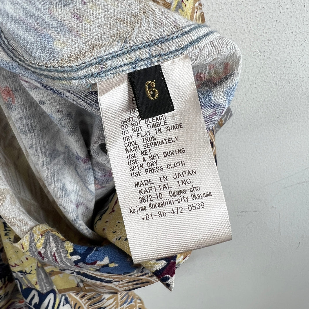 Kapital Floral Short Sleeve Button Up Shirt
