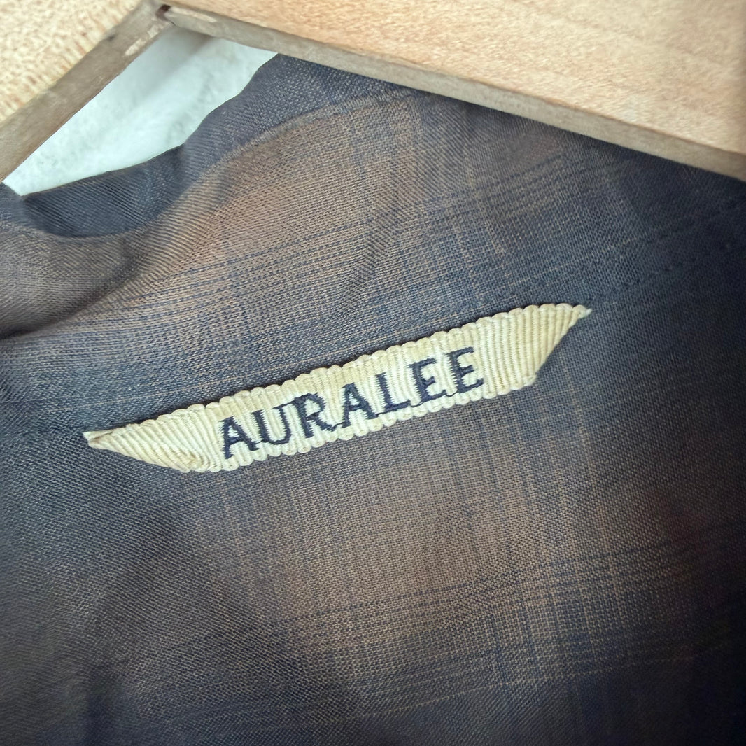 Aura Lee Plaid LS Button Up Shirt