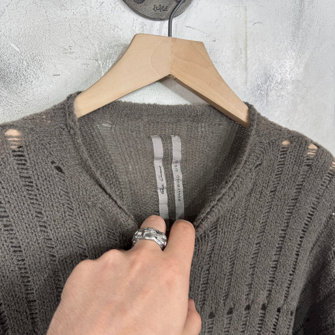 Rick Owens Hollywood Perforated Dust Sweater
