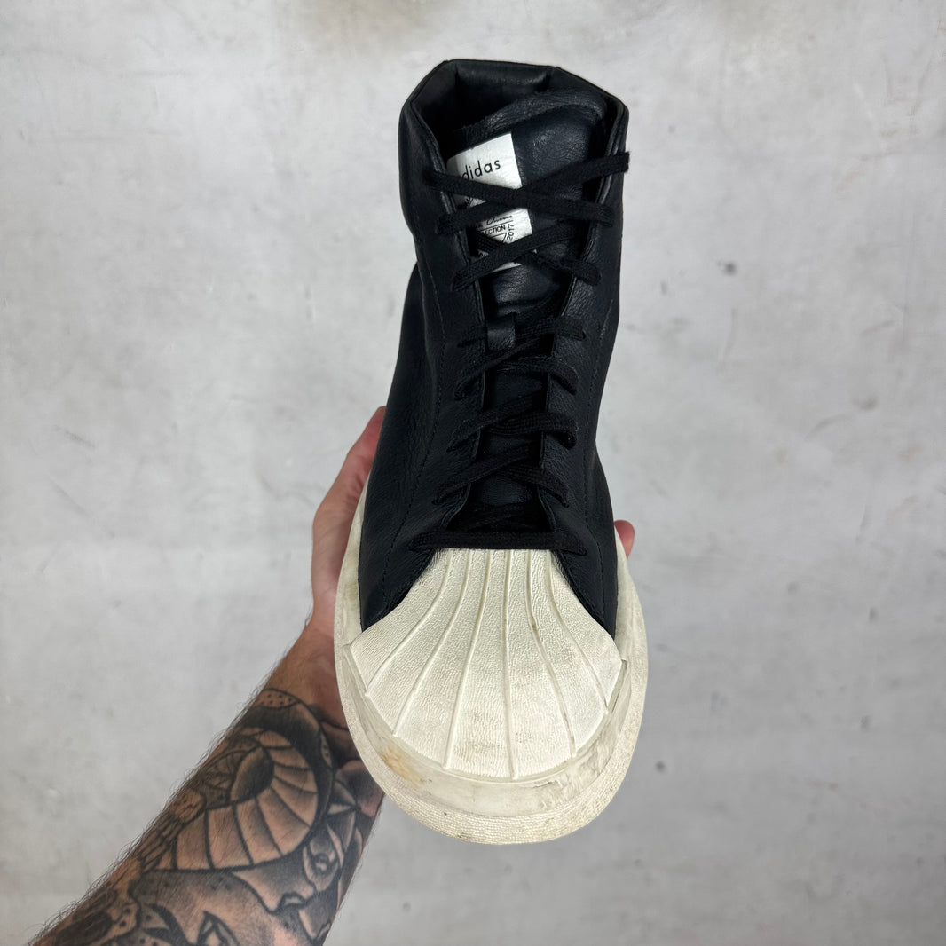 Rick Owens x Adidas Calfskin Mastadon Sneakers