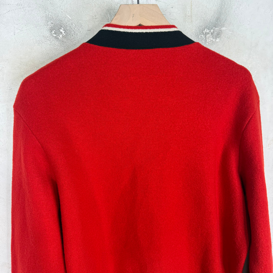 Celine Epaulette Hardwared Cardigan Sweater
