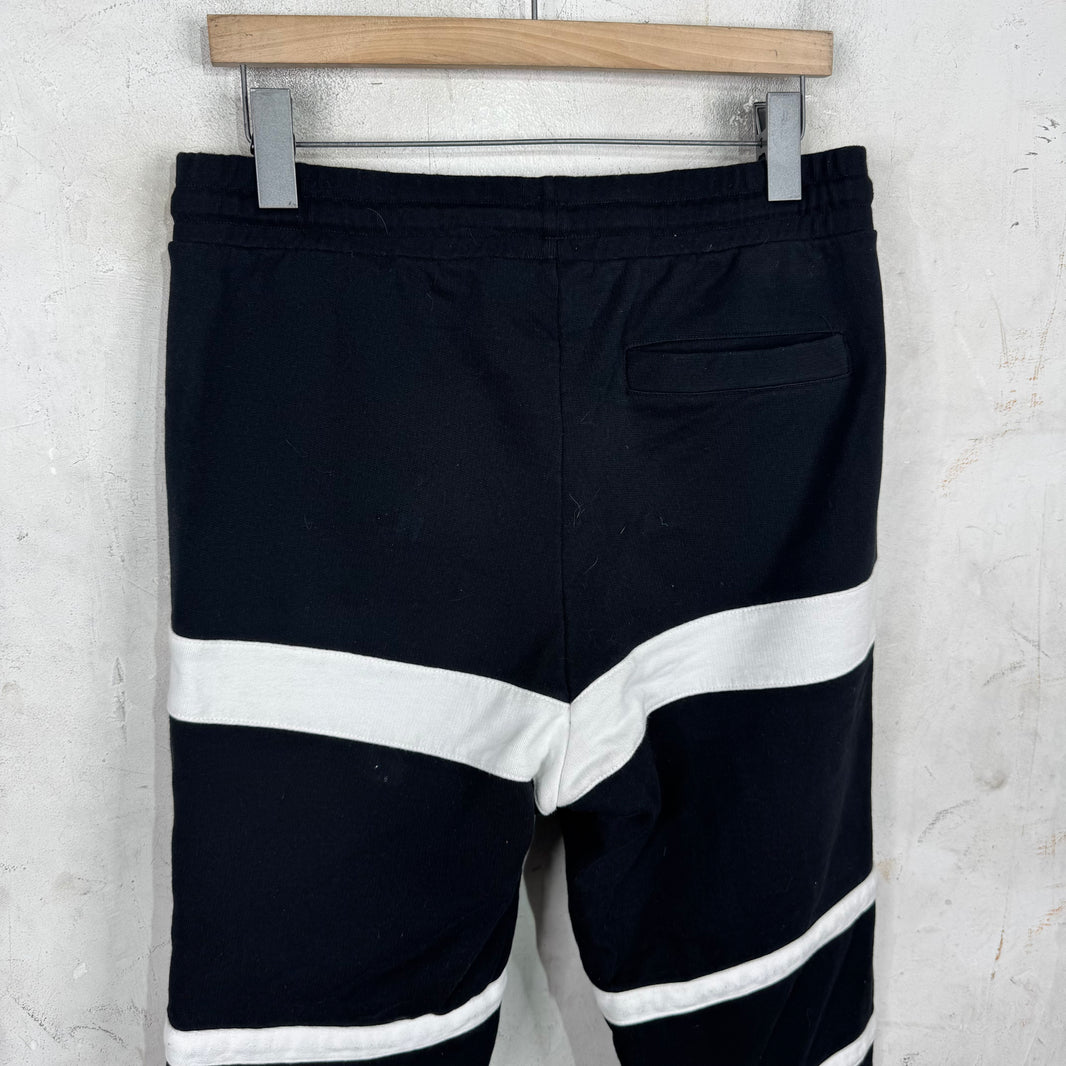Hood By Air Striped Prisoner Sweatpants