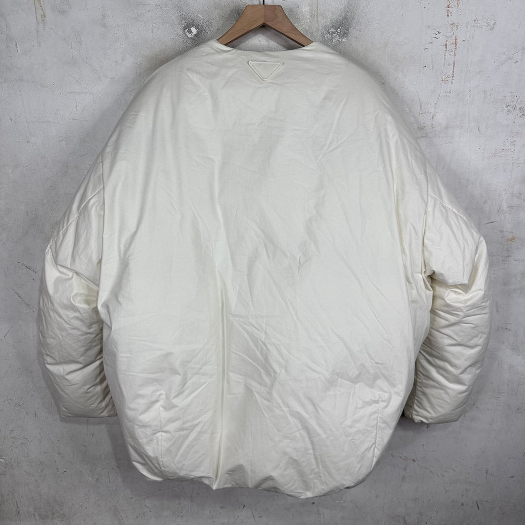 Prada White Down Pillow Jacket
