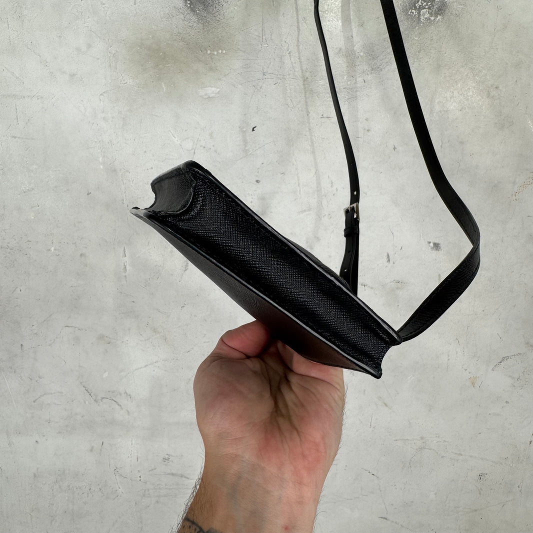 Prada Employee Leather Side Bag