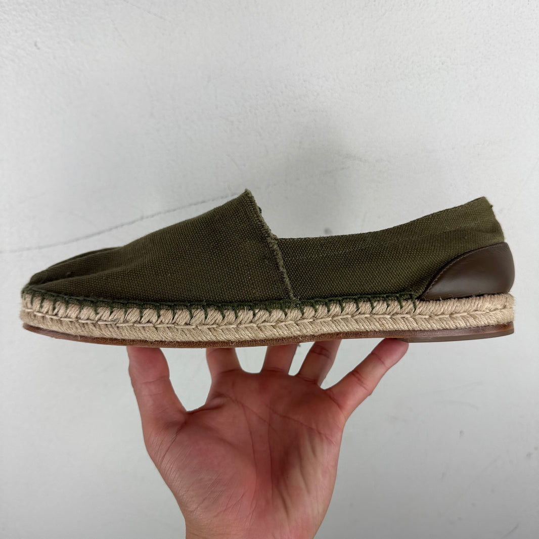 Margiela Canvas Espadrilles Tabi Slip On Shoes