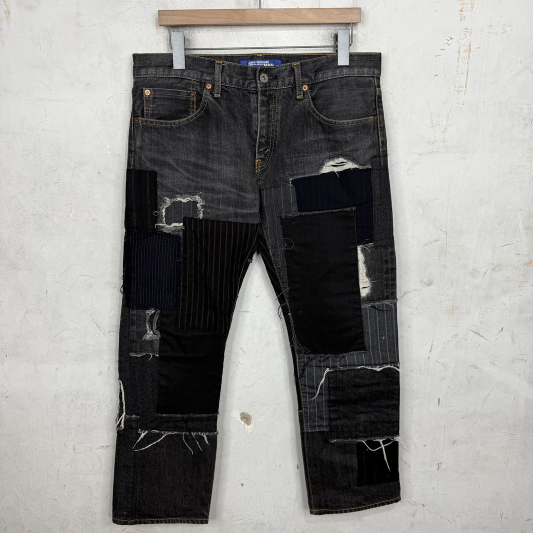 CDG Junya Patchwork Jeans Black