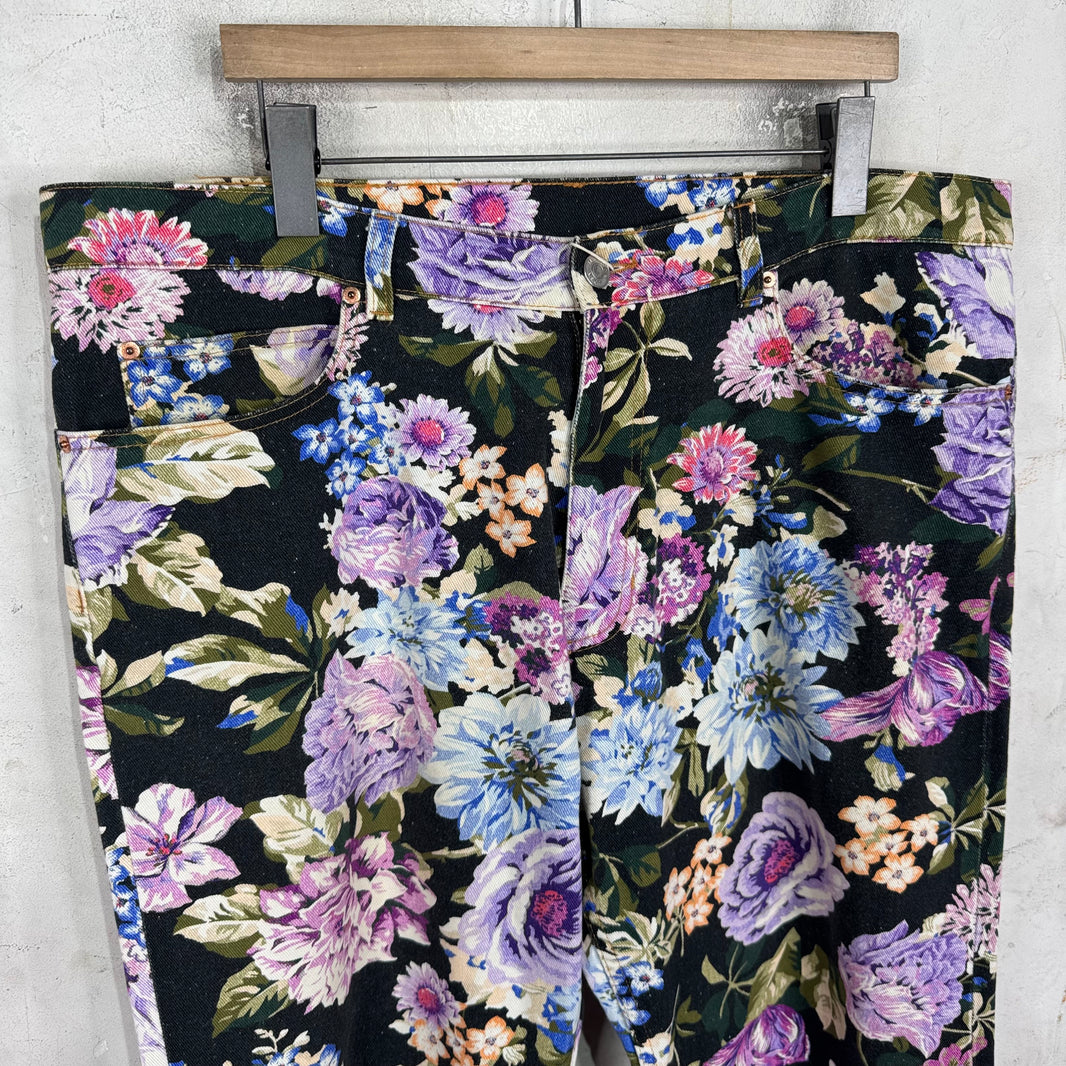 Martine Rose Floral Jeans
