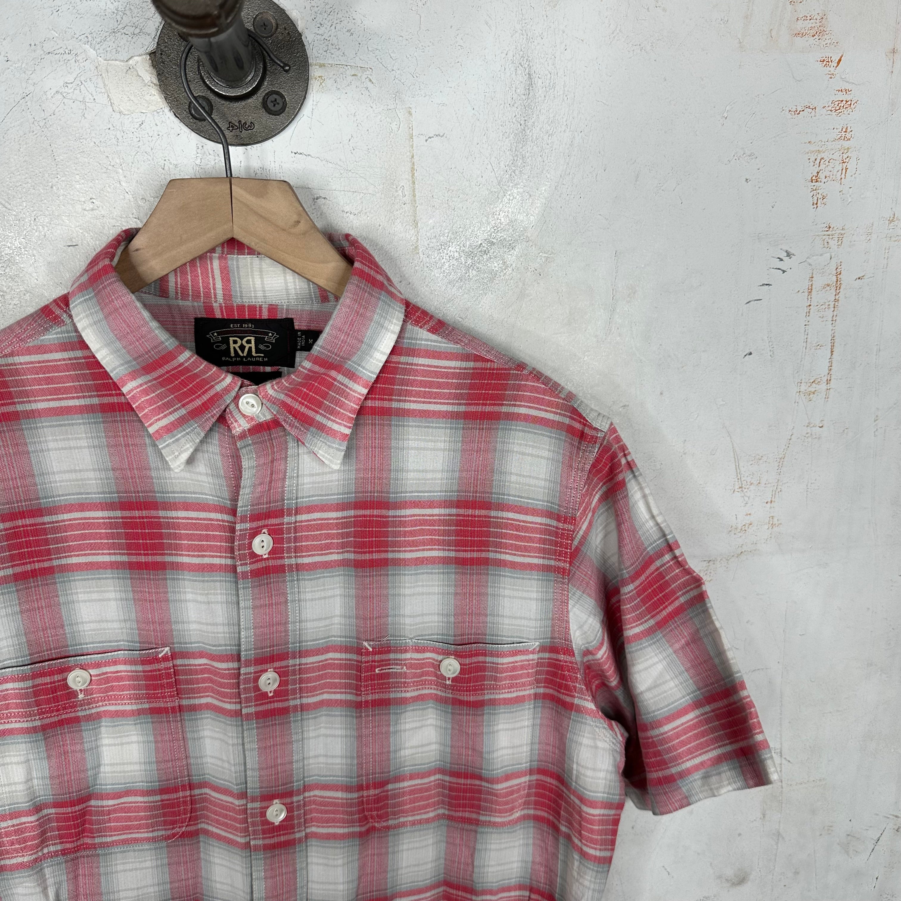 トップス RRL Checked S/S shirt 楽天市場】RRL ダブルアールエル ラルフローレン コットン