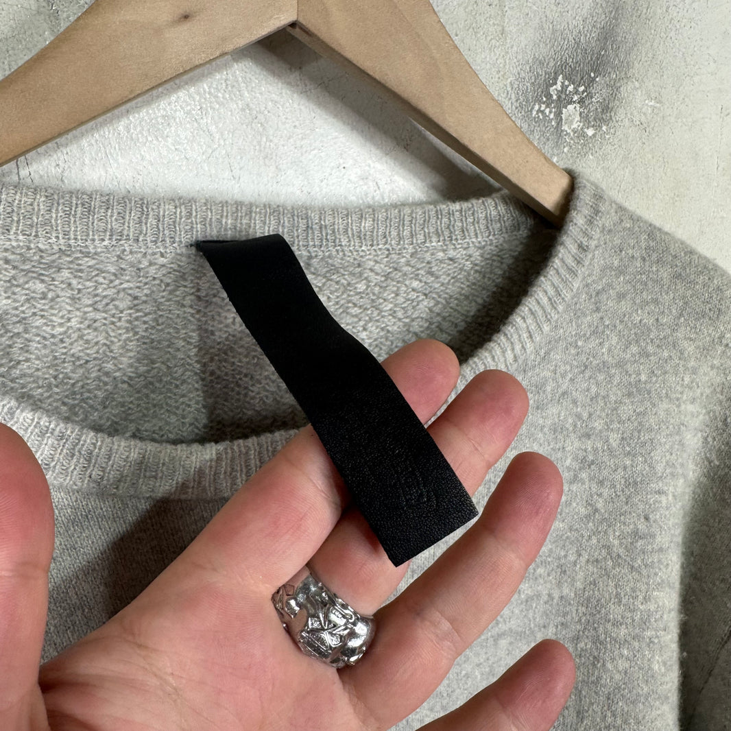 Chrome Hearts Cashmere Script Embroidered Crewneck