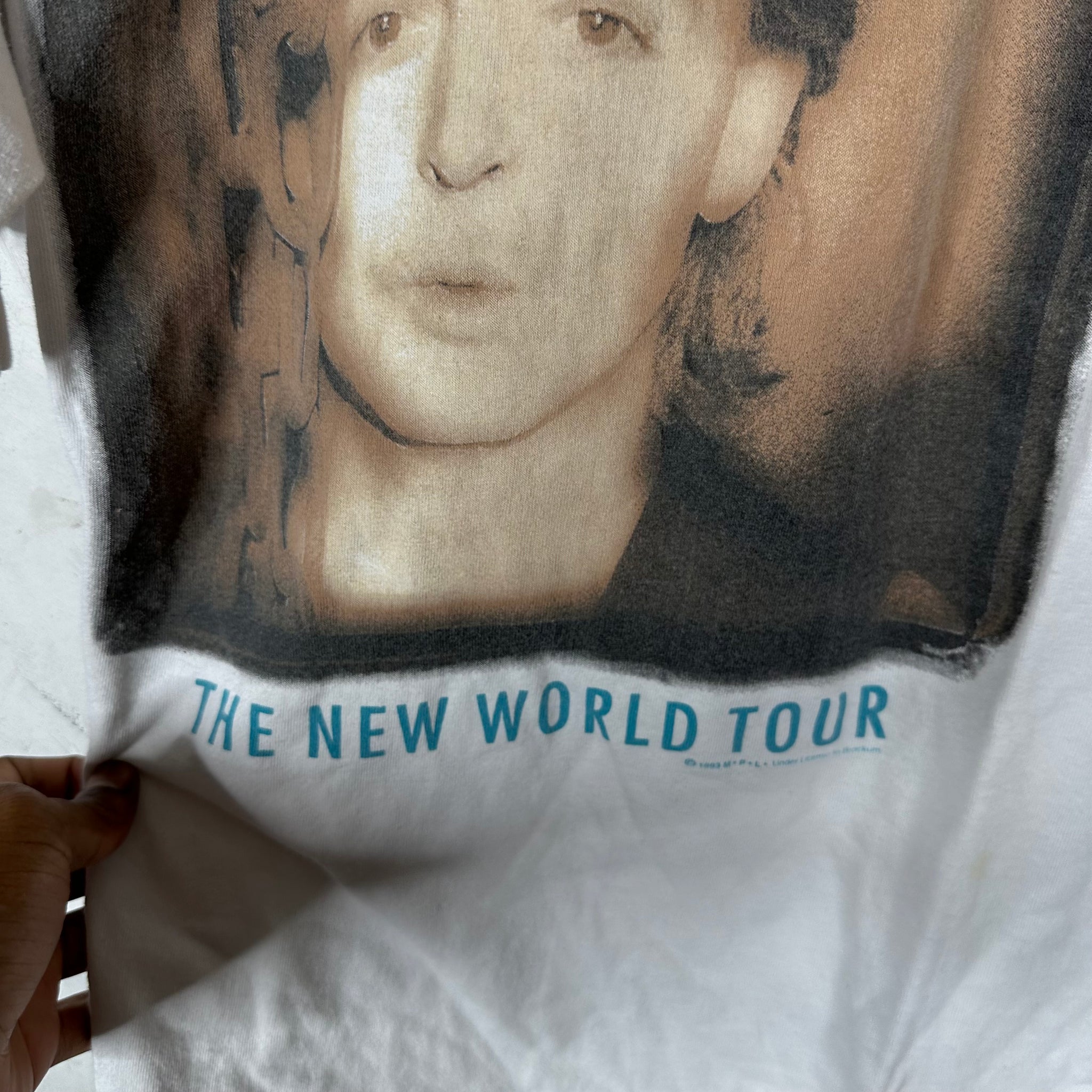 Vintage Paul McCartney New World Tour T-shirt