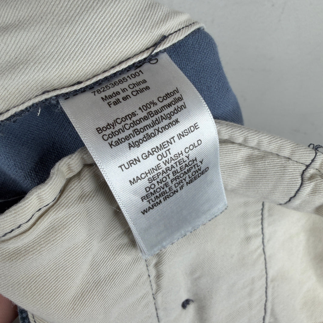 RRL Blue Plaid Trousers