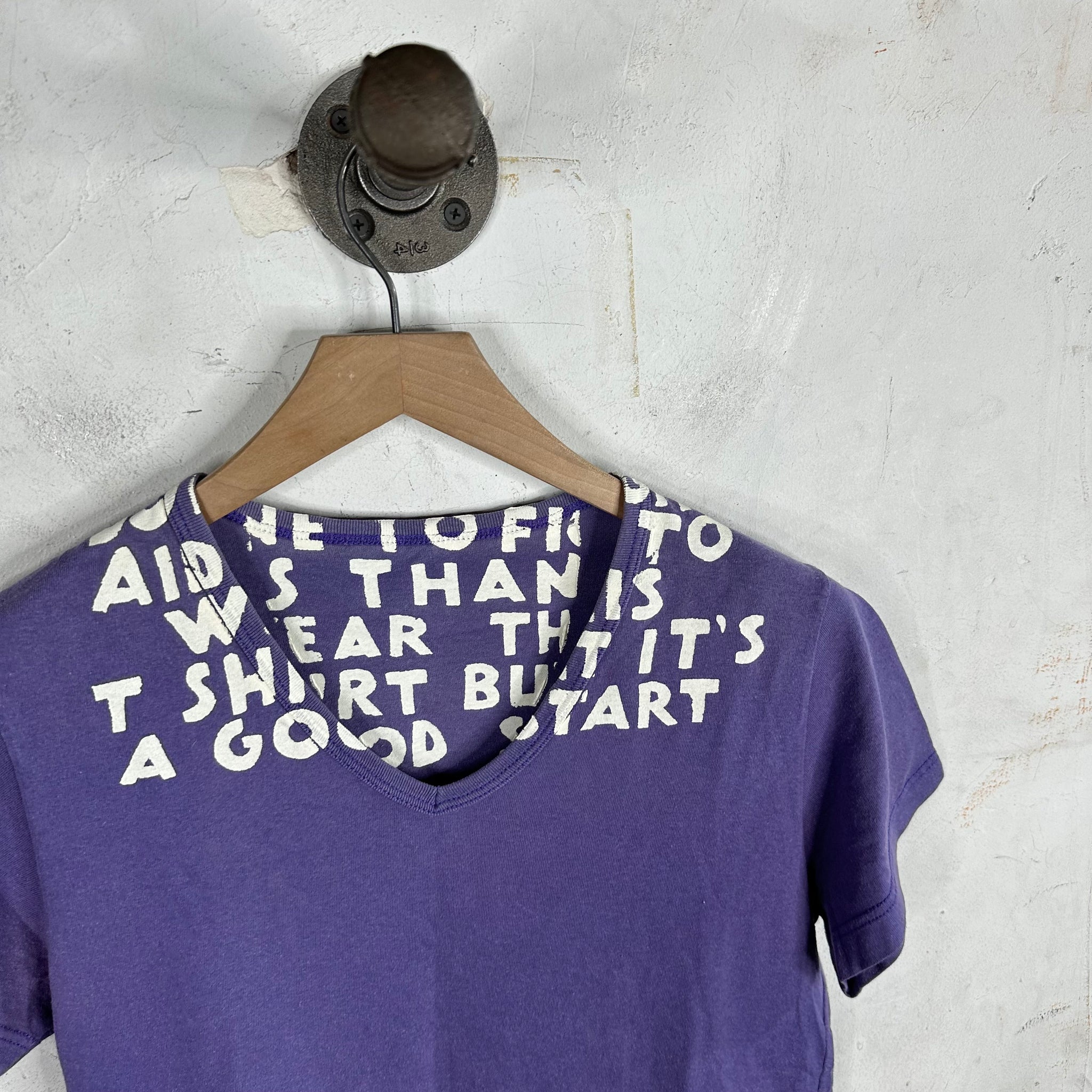 Margiela Purple AIDS Awareness T-shirt