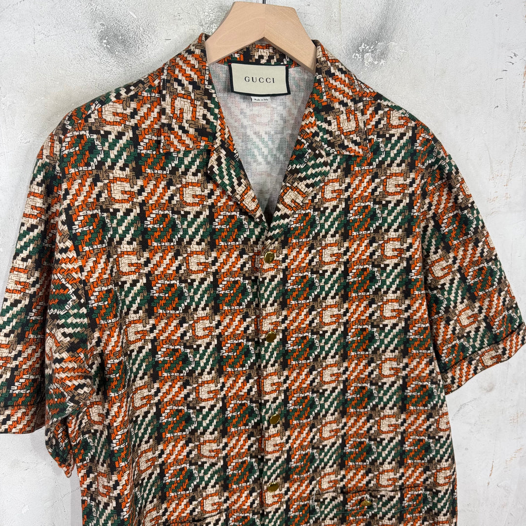 Gucci Woven Canvas S/S Shirt