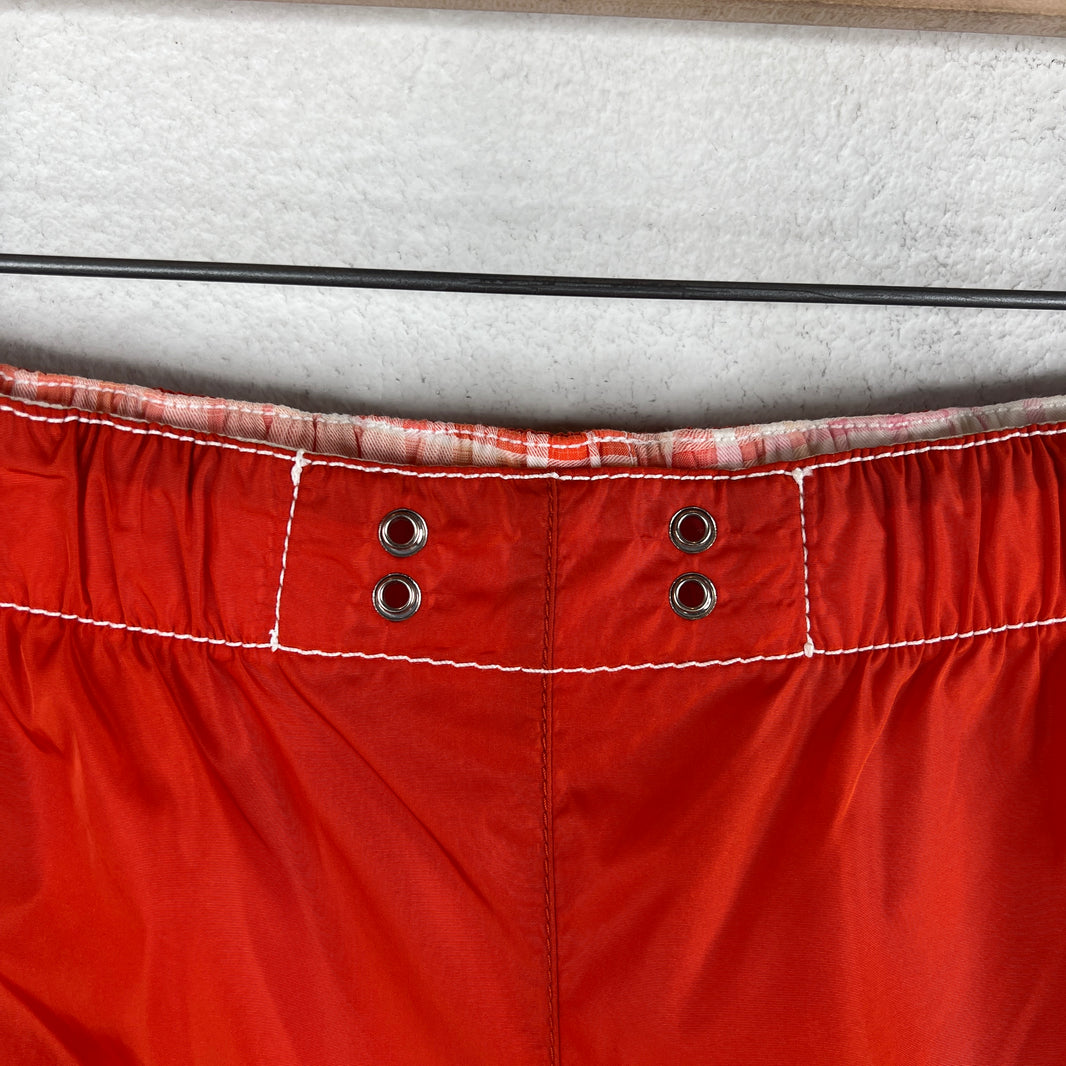 Prada  Reversible Plaid Printed Swim Shorts