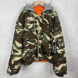 Vetements x Alpha Industries Camo Bomber