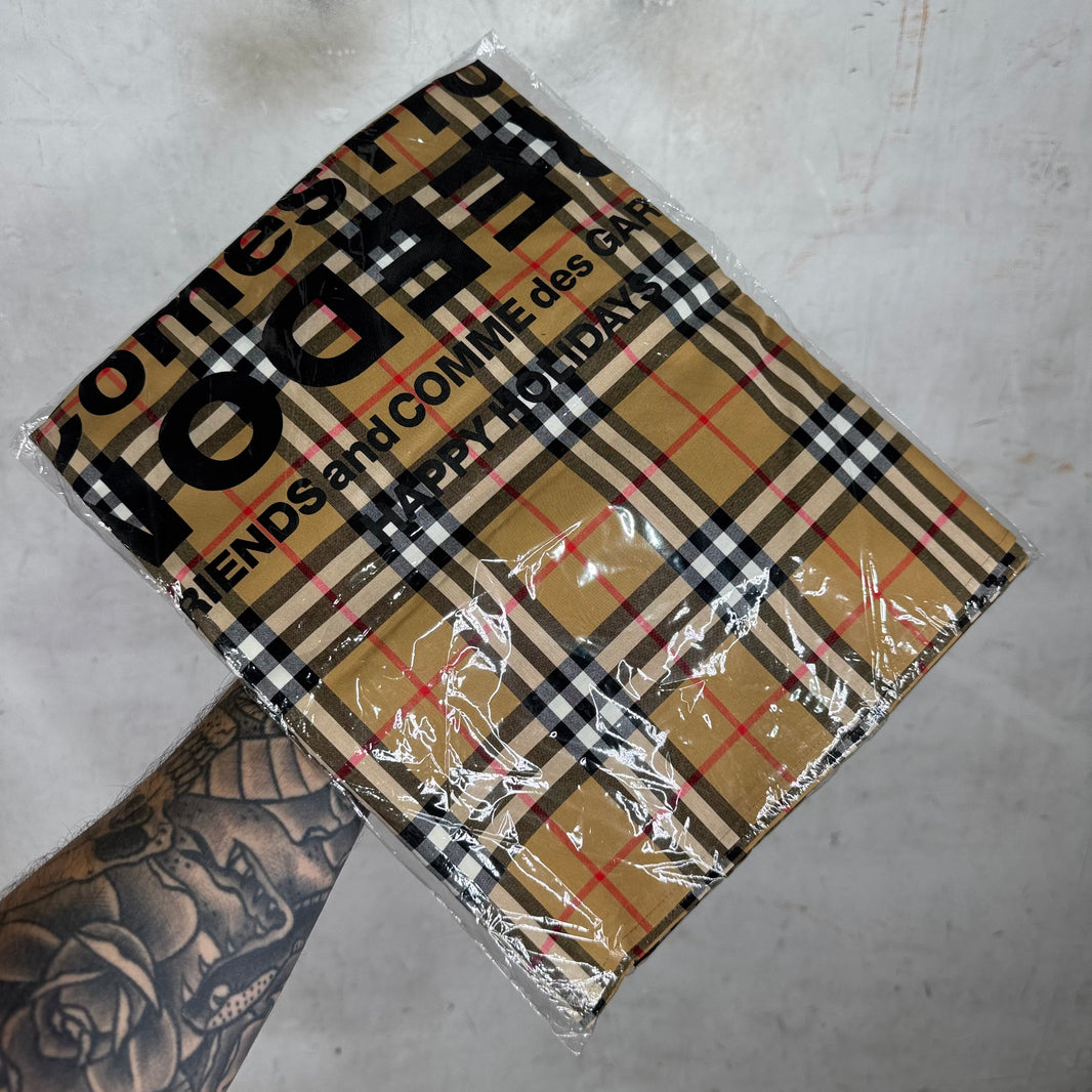 Burberry x CDG Plaid Scarf