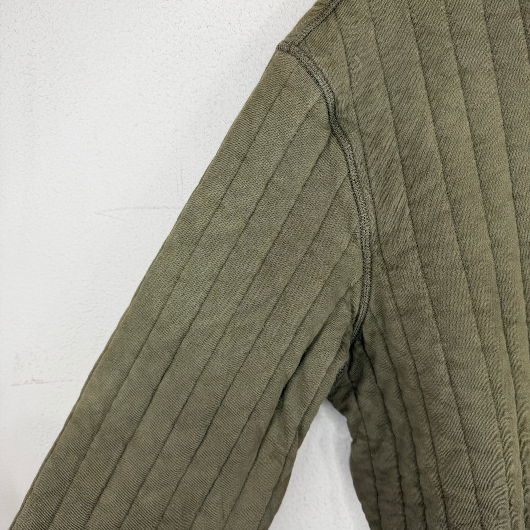 RRL Green Quilted Thermal Sweater