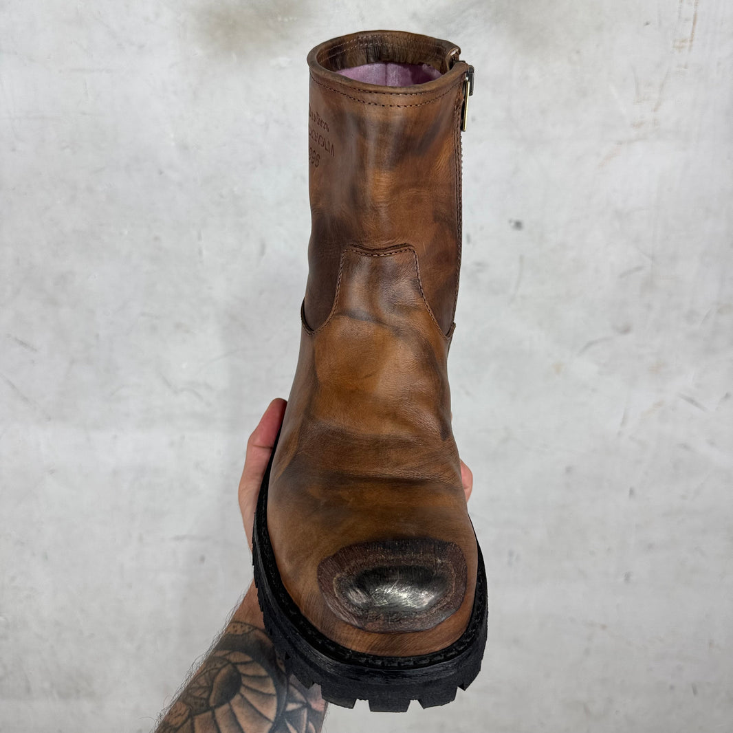 Acne Studios Steel Toe Distressed Boots