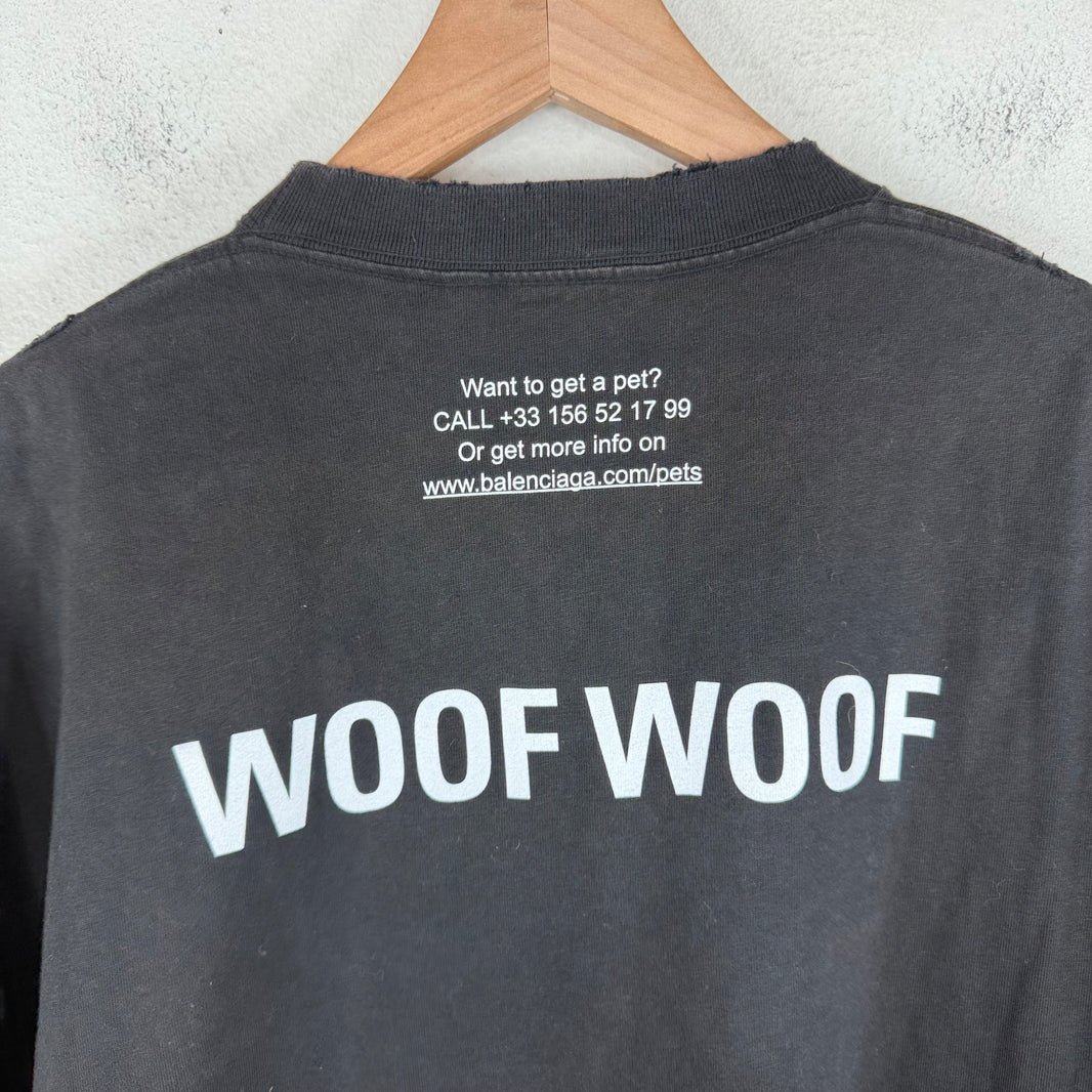 Balenciaga Sample I Love Dogs T-Shirt
